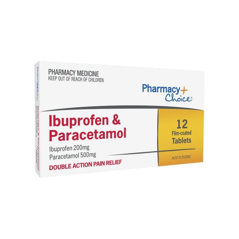 Buy Pharmacy Choice Ibuprofen and Paracetamol 12 Tablets online at