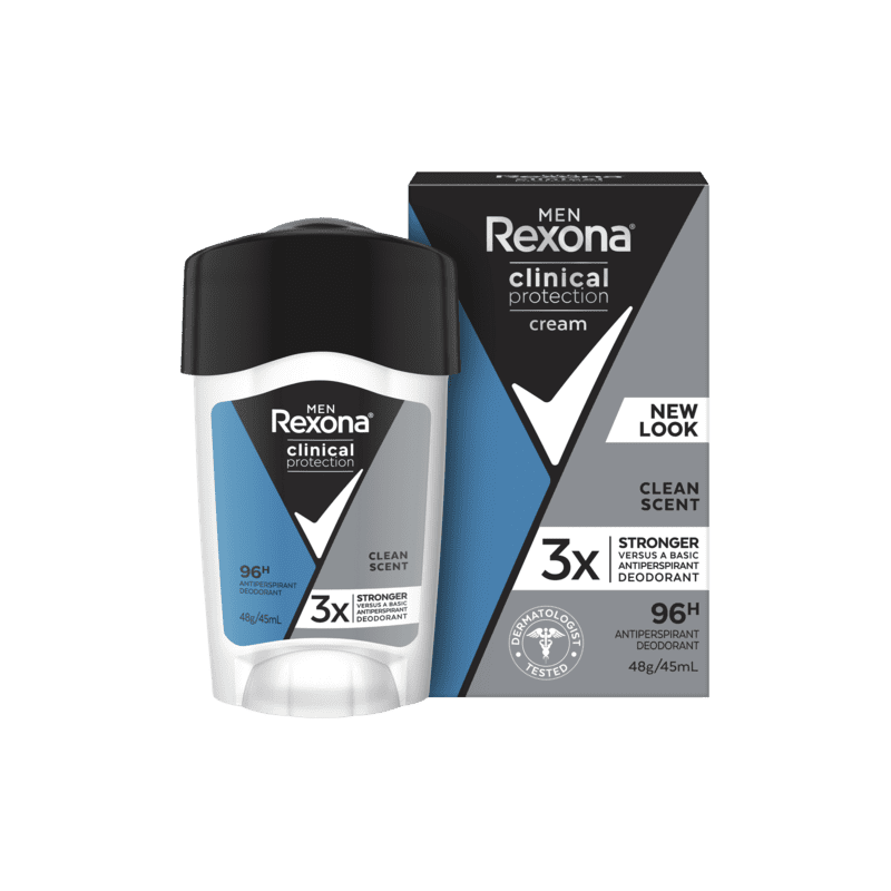 SUPA IGA Blaxland - Rexona Men 96H Clinical Aerosol Antiperspirant Deodorant  Menthol & Caffeine Scent 180 ML 180mL