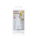 Pigeon Teat Flexible Perist Plus S/Neck 6mths+ Lge 2 pack
