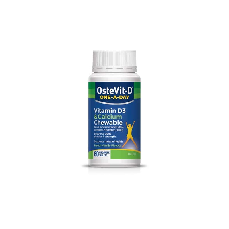 Ostevit D + Cal One-A-Day Chew Tablets 60 - 9313501055129 are sold at Cincotta Discount Chemist. Buy online or shop in-store.