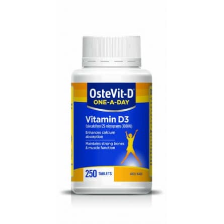 Ostevit D Tablets 250 - 9313501055020 are sold at Cincotta Discount Chemist. Buy online or shop in-store.