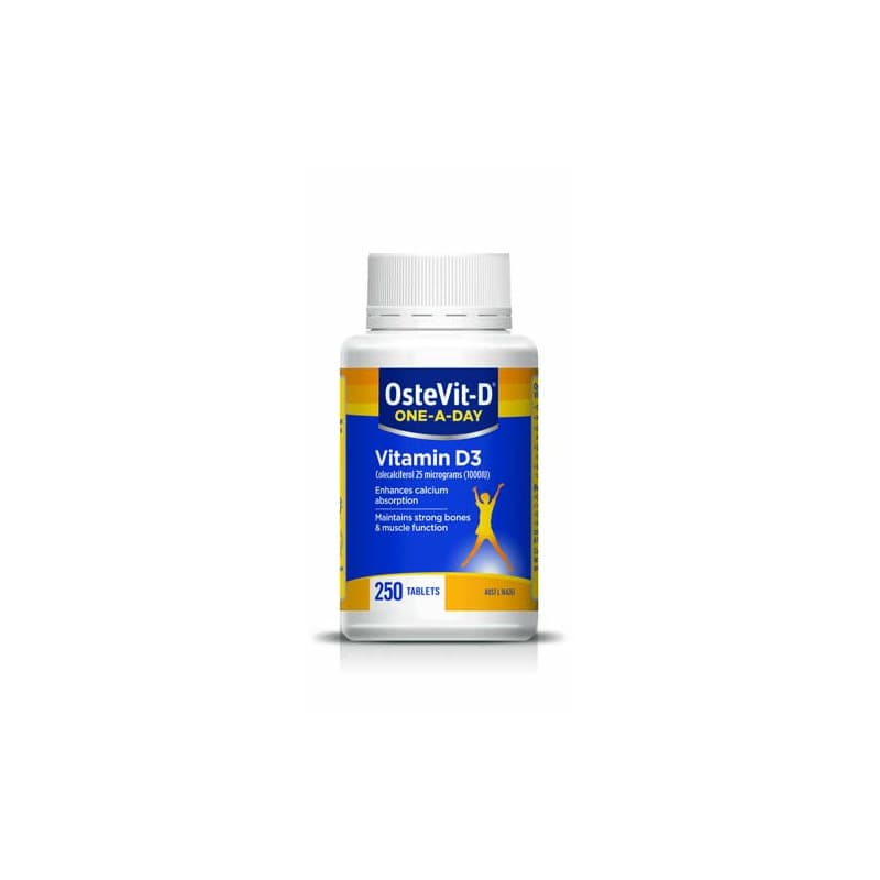 Ostevit D Tablets 250 - 9313501055020 are sold at Cincotta Discount Chemist. Buy online or shop in-store.