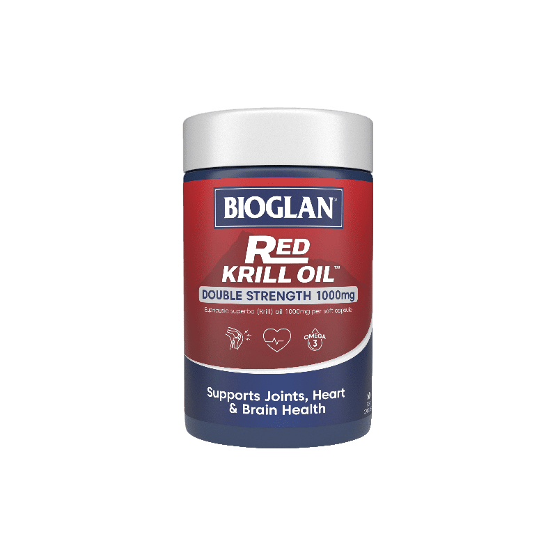 Buy Bioglan Red Krill Oil 1000mg Capsules 60 online at Cincotta