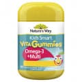 Natures Way Kids Smart Vita Gummies Omega-3 + Multi 50