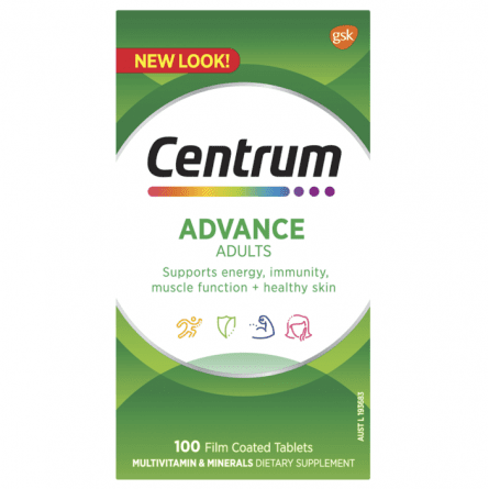 Centrum Advance 100 Tablets - 9310488001958 are sold at Cincotta Discount Chemist. Buy online or shop in-store.