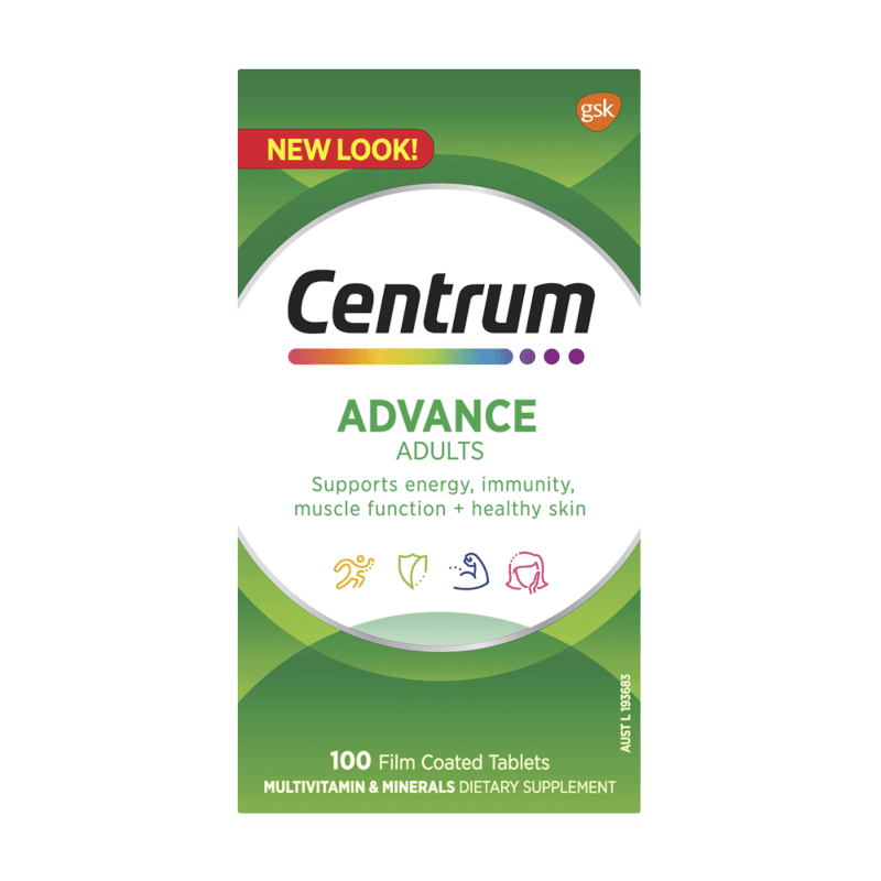 Centrum Advance 100 Tablets - 9310488001958 are sold at Cincotta Discount Chemist. Buy online or shop in-store.