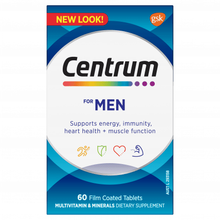 Centrum For Men  60 Tablets - 9310488003181 are sold at Cincotta Discount Chemist. Buy online or shop in-store.