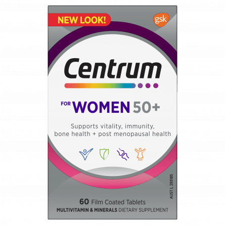 Centrum Gender Women 50+ 60 Tablets - 9310488003242 are sold at Cincotta Discount Chemist. Buy online or shop in-store.