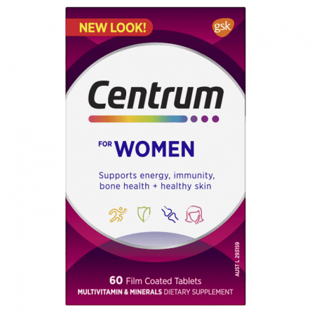 Centrum For Women 60 Tablets - 9310488003204 are sold at Cincotta Discount Chemist. Buy online or shop in-store.