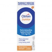 Otrivin Junior Nasal Spray 10mL - 9310130074286 are sold at Cincotta Discount Chemist. Buy online or shop in-store.