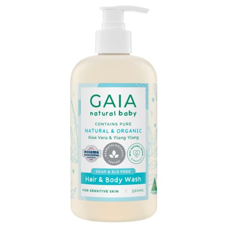 Gaia Naturals Baby Hair Body Wash 500mL - 9332059000481 are sold at Cincotta Discount Chemist. Buy online or shop in-store.