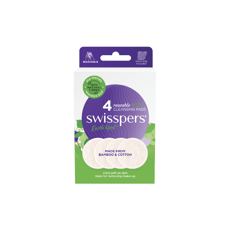 Buy online or shop in-store Swisspers Reusable Eco Cleansing Pads 4pk at Cincotta Discount Chemist.