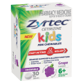 Zyrtec Kids Chew Tablets Grape 5mg 30