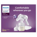 Avent Comfort Manual Breast Pump + Bottle