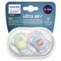 Avent Ultra Air Soother Mix 0-6mths 2pk