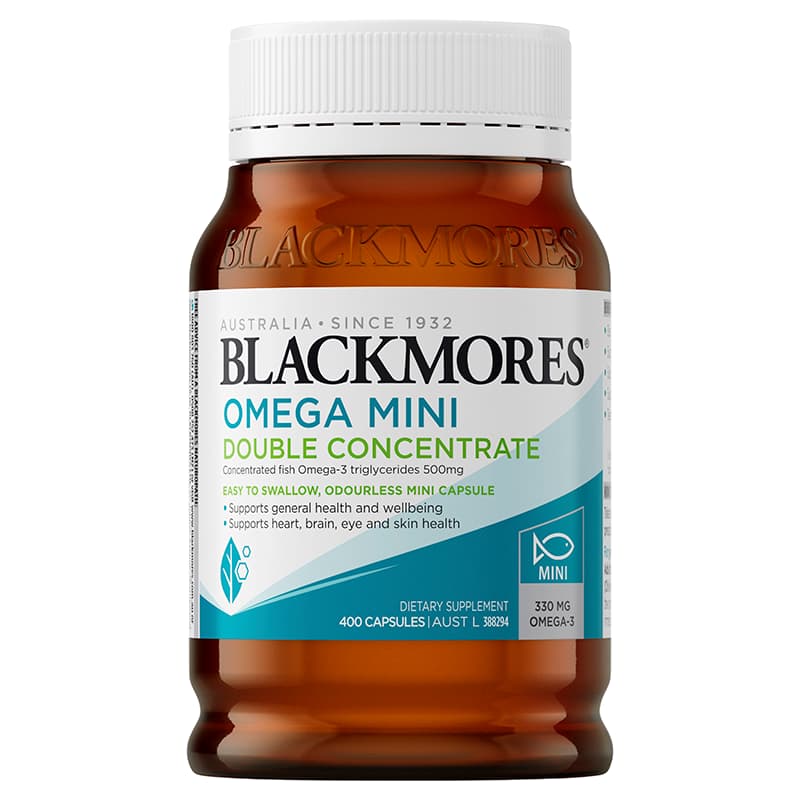Buy Blackmores Odourless Fish Oil Mini 400 Capsules at Cincotta