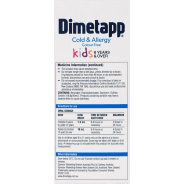 Dimetapp Cold and Allergy Colour Free Kids 6 Years and Over 200mL