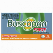 Buscopan Forte Tablet 20mg 10 - 9351791000054 are sold at Cincotta Discount Chemist. Buy online or shop in-store.