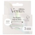 Gillette Venus For Pubic Hair & Skin Refill Blades 3pk