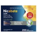 Nicabate Gum Regular Extra Fresh Mint 4mg 200pk