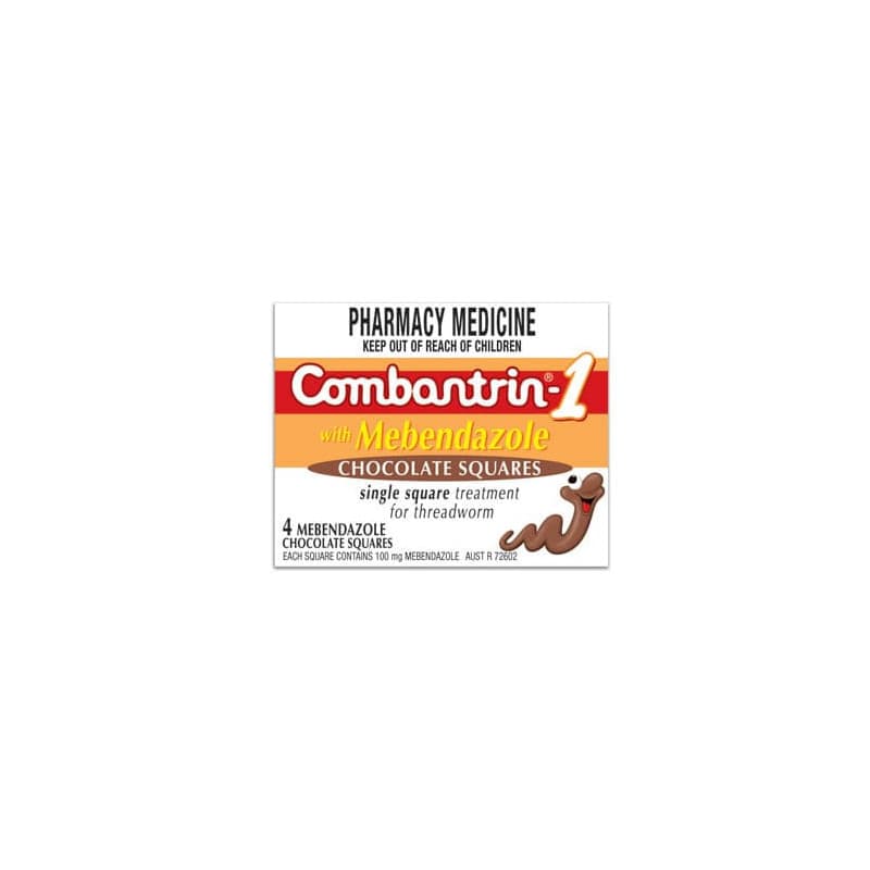 Combantrin 1 Chocolate Squares 4 - 9310059000182 are sold at Cincotta Discount Chemist. Buy online or shop in-store.