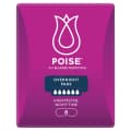 Poise Overnight Pads 6D Heavy 8 pack