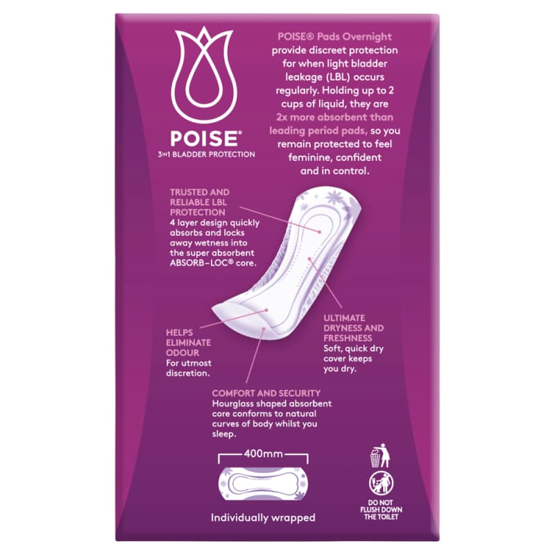 Poise Pads Range – Atlas McNeil Healthcare Community