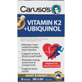 Carusos Vitamin K2 + Ubiquinol Capsules 30