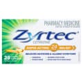 Zyrtec Liquid 28 Capsules