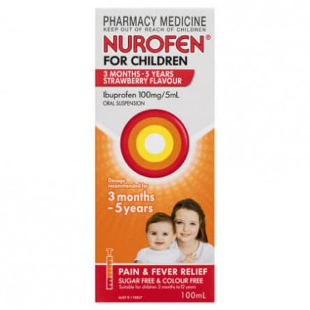 Nurofen Child 1-5  Strawberry 100mL - 9300711778092 are sold at Cincotta Discount Chemist. Buy online or shop in-store.