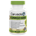 Carusos Ginkgo 6000 Tablets 60