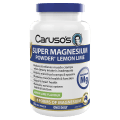 Carusos Super Magnesium Powder Lemon Lime 250g