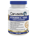 Carusos Vitamin C 1000 + Bioflavonoids Tablets 120
