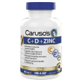 Carusos C + D + Zinc Tablets 60
