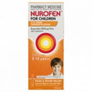 Nurofen Child 5-12 Orange 100mL - 9300711576100 are sold at Cincotta Discount Chemist. Buy online or shop in-store.