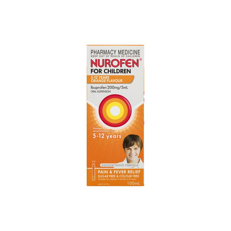 Nurofen Child 5-12 Orange 100mL - 9300711576100 are sold at Cincotta Discount Chemist. Buy online or shop in-store.