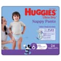 Huggies UltraDry Nappy Pants Junior Boy 24 pack