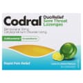 Codral Duo Relief Sore Throat Lime and Lemon Lozenges 16