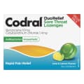 Codral Duo Relief Sore Throat Lime & Lemon Lozenges 36