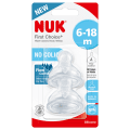 Nuk First Choice Teat FlowCtrl 6-18mths 2pk