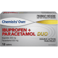 Chemist Own Ibuprofen+Paracetamol Duo Tablets 12