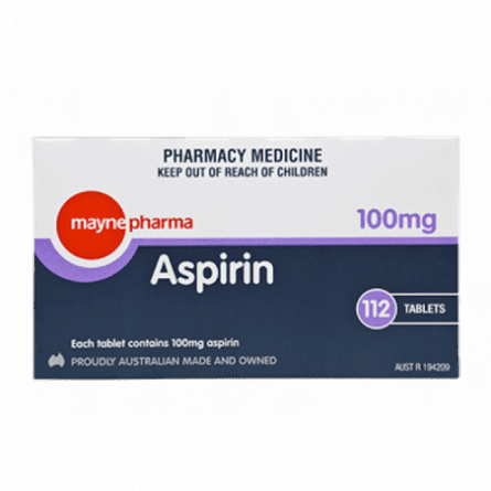 Mayne Aspirin Tablets 100mg 112 Tablets - 9334820000188 are sold at Cincotta Discount Chemist. Buy online or shop in-store.