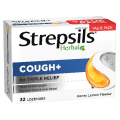 Strepsils Herbal Cough Lozenges Honey Lemon 32pk