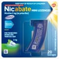 Nicabate Mini 2mg Lozenges Mint 20pk