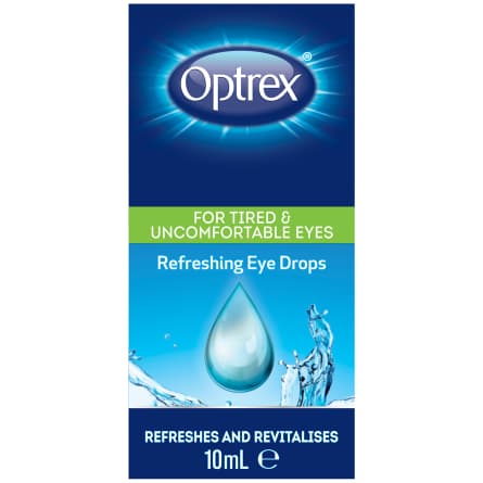 Optrex Refreshing Eye Drops 10mL - 9300711281745 are sold at Cincotta Discount Chemist. Buy online or shop in-store.