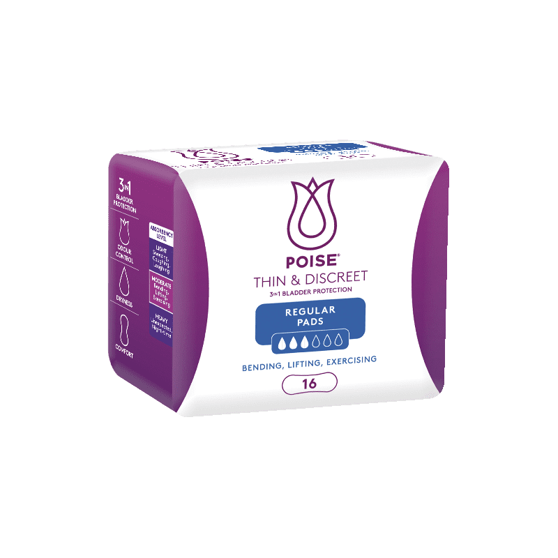 Poise Thin & Discreet Pad Reg 16 Pack - 9310088013764 are sold at Cincotta Discount Chemist. Buy online or shop in-store.