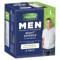 Depend Real Fit For Men Underwear Night Defence Large 8 Pants
