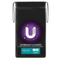 U by Kotex Pads Maxi Ultimate Overnight Long Wings 6pk