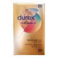 Durex Invisible Condoms Regular Fit 20pk