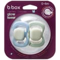 Bbox Soother Pacifier Glow Ast 0-6mths 2pk